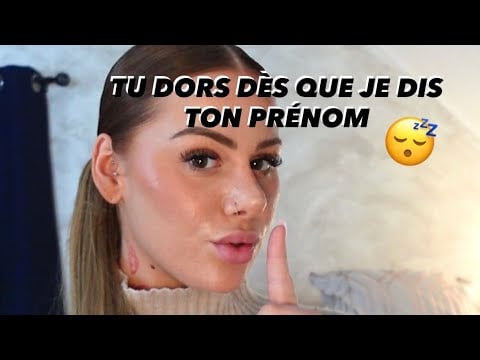 Dès que je dis ton prénom tu dors 💤 ￼(chuchotement très proche du micro)