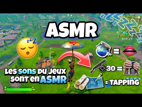 ASMR Français • FORTNITE mais LES SONS DU JEU SONT EN ASMR ! 😴💤