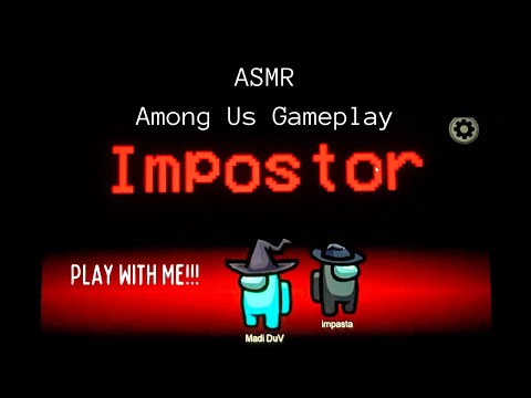 ASMR - Among Us Gameplay! Whispered with Keyboard Sounds