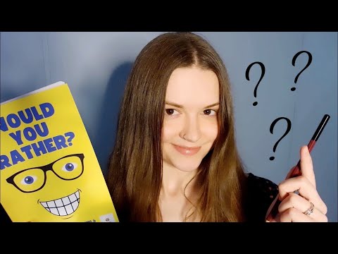 ASMR | Asking Would You Rather Questions 🧐 🖊️  (150 Questions, Soft Spoken)