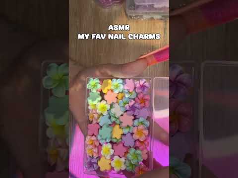ASMR nail charms #asmr #asmrsounds