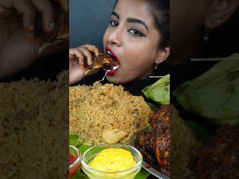 ASMR Eating Spicy Arabic Whole Chicken,Dum Biryani,Curry,Parotta,Rice Big Bites ASMR Eating Mukbang