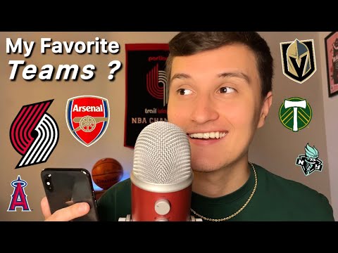 ASMR | Who Are My Favorite Sports Teams? ⚽️🏀 (whisper ramble)