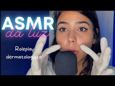 ASMR DERMATOLOGISTA ROLEPLAY | voz suave | toque na câmera | VÁRIOS gatilhos!!