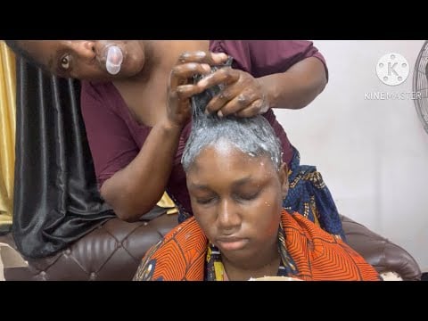 Asmr ✨relaxing my sisters overdue hair with chewing gum and cracking. ASMR FOR SLEEP.