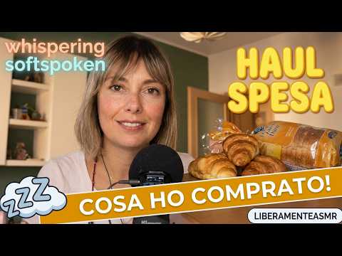 ASMR ITA Softspoken Whispering ✨Svuoto con voi la mia spesa Lidl/Md✨ #haul 