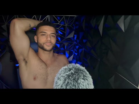 male asmr close whispers & rambling as i do random triggers :)