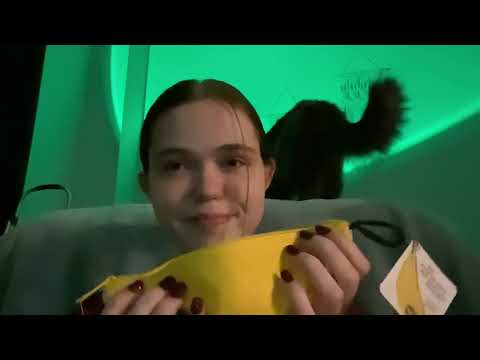 asmr tapping with long nails & whisper ramble