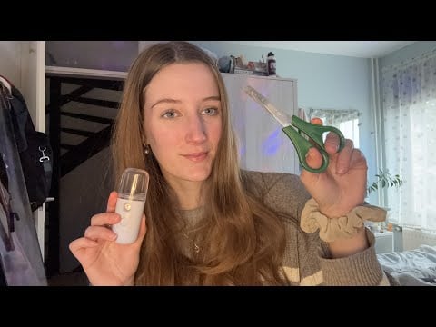 ASMR hair salon rp (fast, invisible clips)