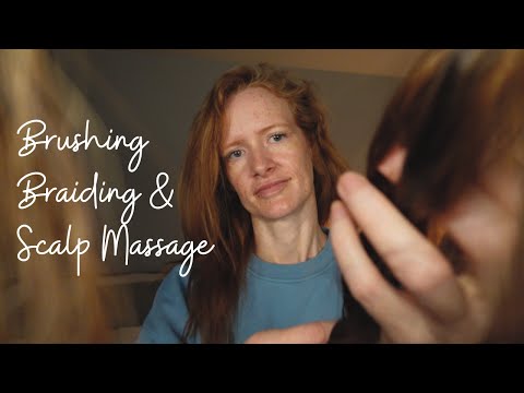 ASMR | POV Hair Brushing, Braiding and Scalp Massage | no talking | personal attention, hair play