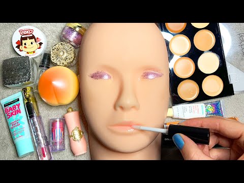 ASMR Makeup on Mannequin (Whispered)