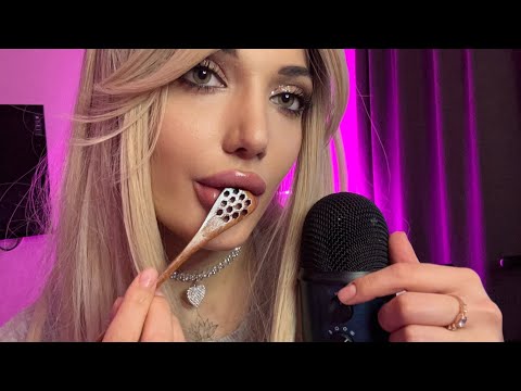ASMR✨ Honey Eating 🍯 (Mouth Sounds)