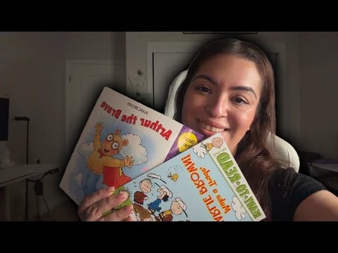 ASMR reading you a bedtime story 📖😴