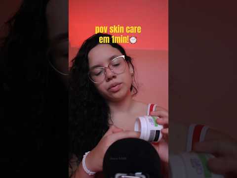 SKIN CARE EM 1MIN!⏰ #viral #trending #shorts #tiktok