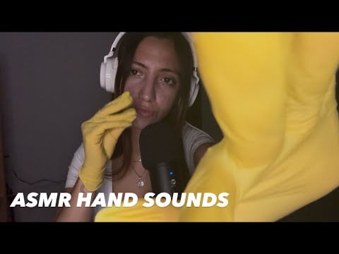 ASMR HAND SOUNDS Y GUANTES DE LATEX🧤