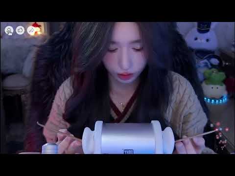 3 Hours Mermaid Brush Ear Spa ASMR | 3DIO No Talking Binaural Cleaning with Wood, Aloe & Tingles
