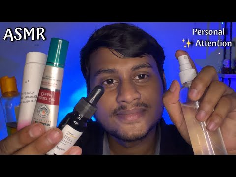 ASMR Skincare And Facial Massage 💆🏻‍♀️Relaxing Personal Attention