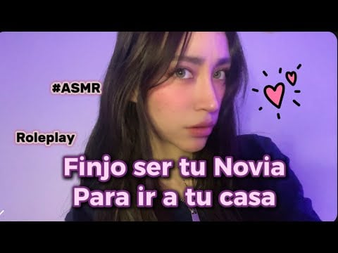 Finjo ser tu novia y meterme a tu casa-roleplay ❤️