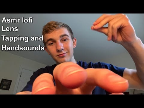 Lofi asmr hand sounds and camera lens tapping