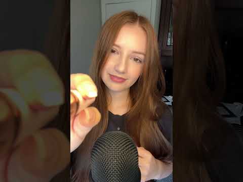 SIT STILL! I will brush your face for sleep :)  #asmr