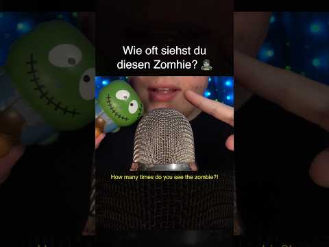 Wie oft siehst du den Zombie?! 💚 #asmr