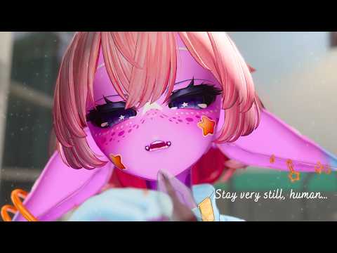 ASMR VRChat | Alien Caretaker Treat's Your Unfortunate Mishap (binaural, medical check, up-close)