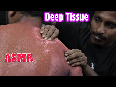 Relief Your Work Stress By Geting ASMR Head And Body Massage With Oil | Indian Barber Neck Cracking