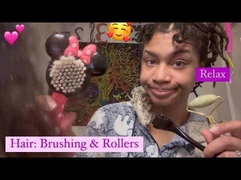 ASMR - Hair Brushing and Rollers (Liz)