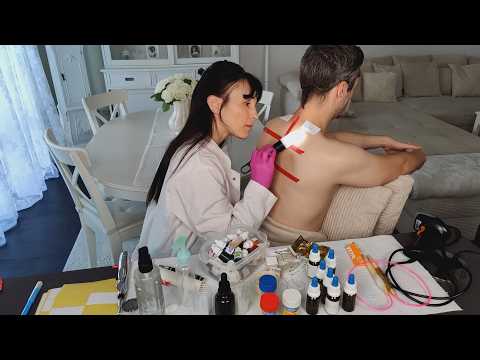 Back Allergy Testing, Inspection & Check Up ASMR