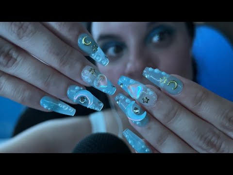ASMR AZUL 💙🦋 Susurros, Tapping y Sonidos Relajantes 🫧