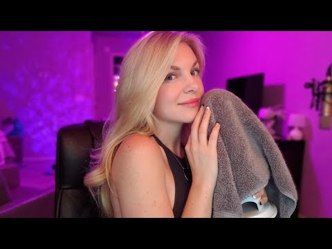 ASMR towel sounds for deep sleep (Rain, thunder, wind, ocean) 🌧💤