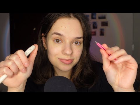 ASMR the most tingly clicky sounds | clicky mouth sounds, pen sounds, clips, tweezer etc.