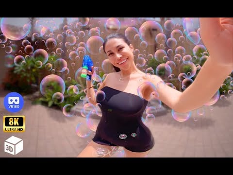 Bubbles and Smiles in VR180 3D | Surround Yourself with Joy