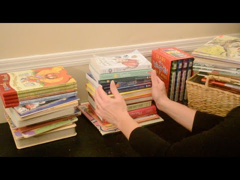 Asmr - Book Sorting - Show and Tell - Softly Spoken