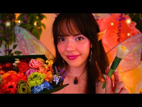ASMR Dewdrop Fairy Gives You a Makeover 🧚🌷 (diagrams, personal attention, makeup)