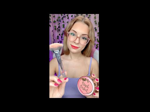 ASMR Doing YOUR Makeup Fast & Aggressive #shorts makeup in under a minute, personal attention, RP