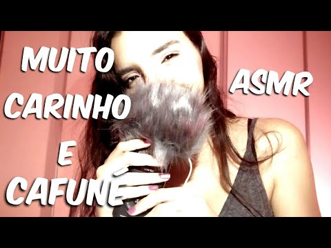 ASMR - FAZENDO CARINHO/CAFUNÉ EM VOCÊ!