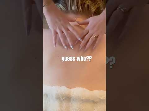 any guesses? hint: she’s ASMR royalty 👑✨#asmrmassage #asmrwhisper #asmrrelaxation #realpersonasmr