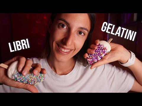 LIBRI, INTENSE WHISPERING & GELATINI SQUISHY 📚🩷 ASMR ita