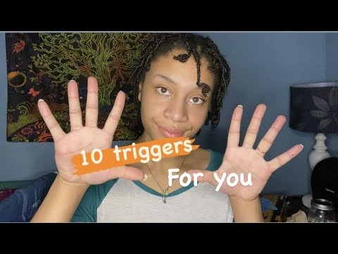ASMR - Ten Triggers in 5 minutes (Caroline)