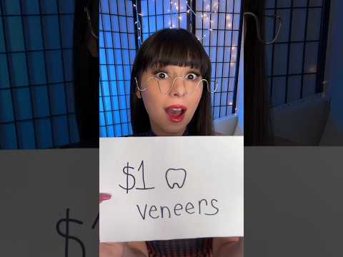 ASMR SKETCHY VENEER DENTIST #shorts #asmr #shortsvideo #shortsfeed #shortsviral