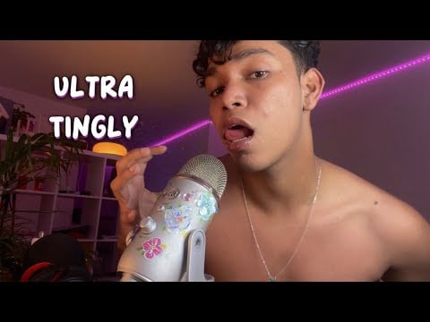 ASMR Fast and Aggressive (Wet Mouth Sounds, Hand Sounds, Tapping)