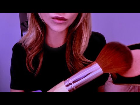 ASMR Makeup Roleplay Personal Attention | Face Massage | Hand Movements | Doing your Makeup Fast