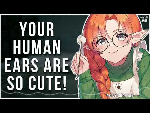 [3DIO] Elf Girlfriend Cleans your Human Ears ASMR RP | Personal Attention & Ear Cleaning