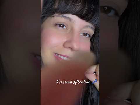 ASMR Atenção Pessoal 💆 Sussurros & Toques Visuais para Relaxar #asmr  #shorts #shortsasmr