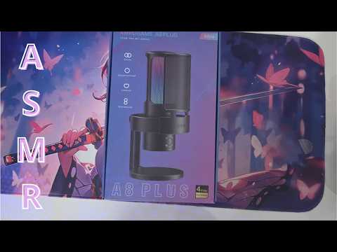 ASMR caseirinho + unboxing (novo microfone)