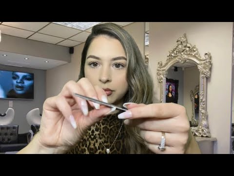 ASMR hairdresser role play ✂️ cutting your hair