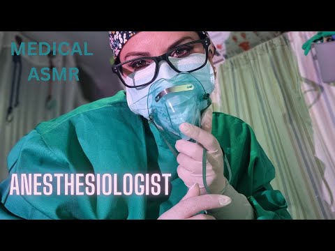 ASMR ANATHESIOLOGIST SLEEP AID   gentle medical soothing triggers and tingles