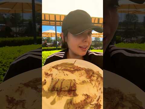 DUBAI CHOCOLATE BAR CREPES ASMR | eating pistachio knefah stuffed eating sounds