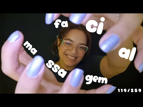 ASMR MASSAGEM FACIAL ***SUUUPER*** RELAXANTE 🧖🏽‍♀️💖 #repost